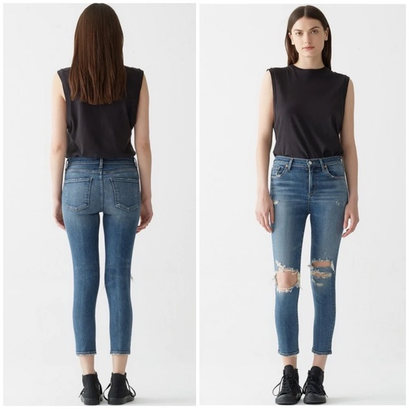 AGOLDE Sophie High Rise Skinny Crop 26 - Picture 3 of 15